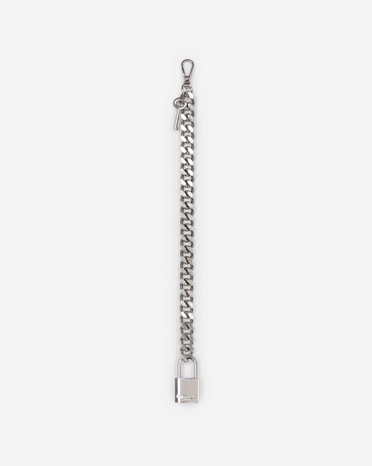 The Kooples MUJER SILVER charm para bolso con candado y llavero de plata