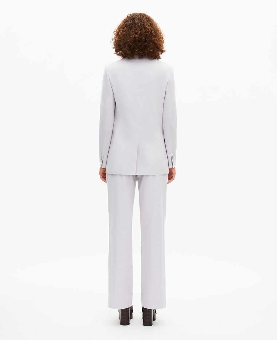 The Kooples FEMME LIGHT PURPLE veste de tailleur droite lilas