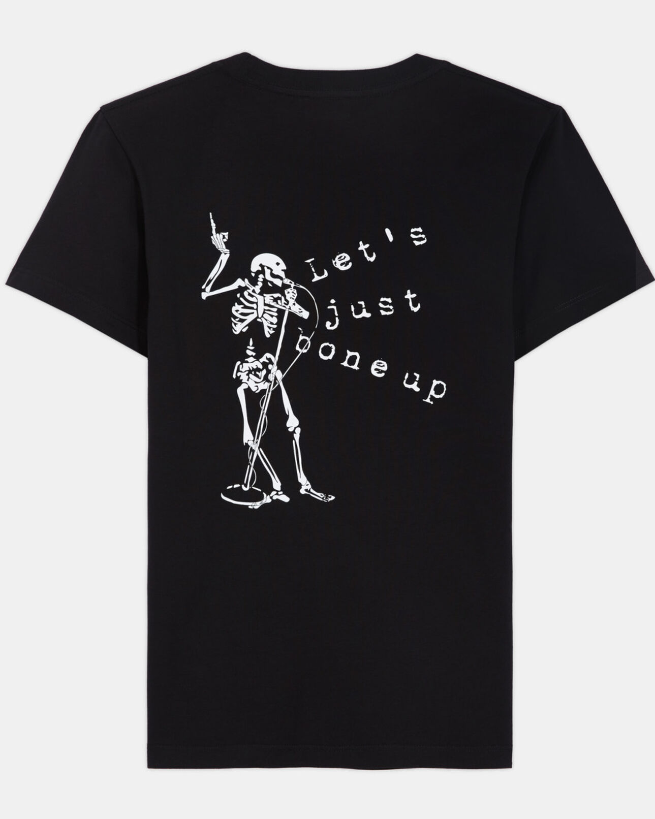 The Kooples FEMME BLACK t-shirt sérigraphié noir