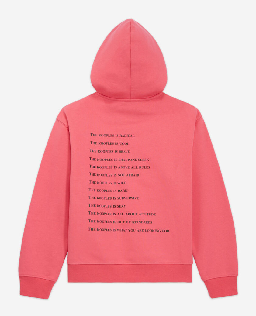 The Kooples FEMME OLD ROSE sweatshirt what is rose