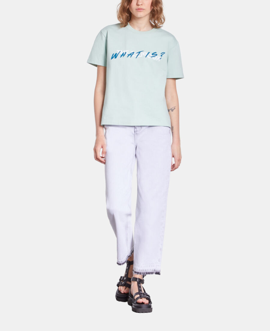 camiseta what is verde claro para mujer