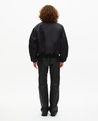 The Kooples F BLACK the kooples x schott black bomber jacket