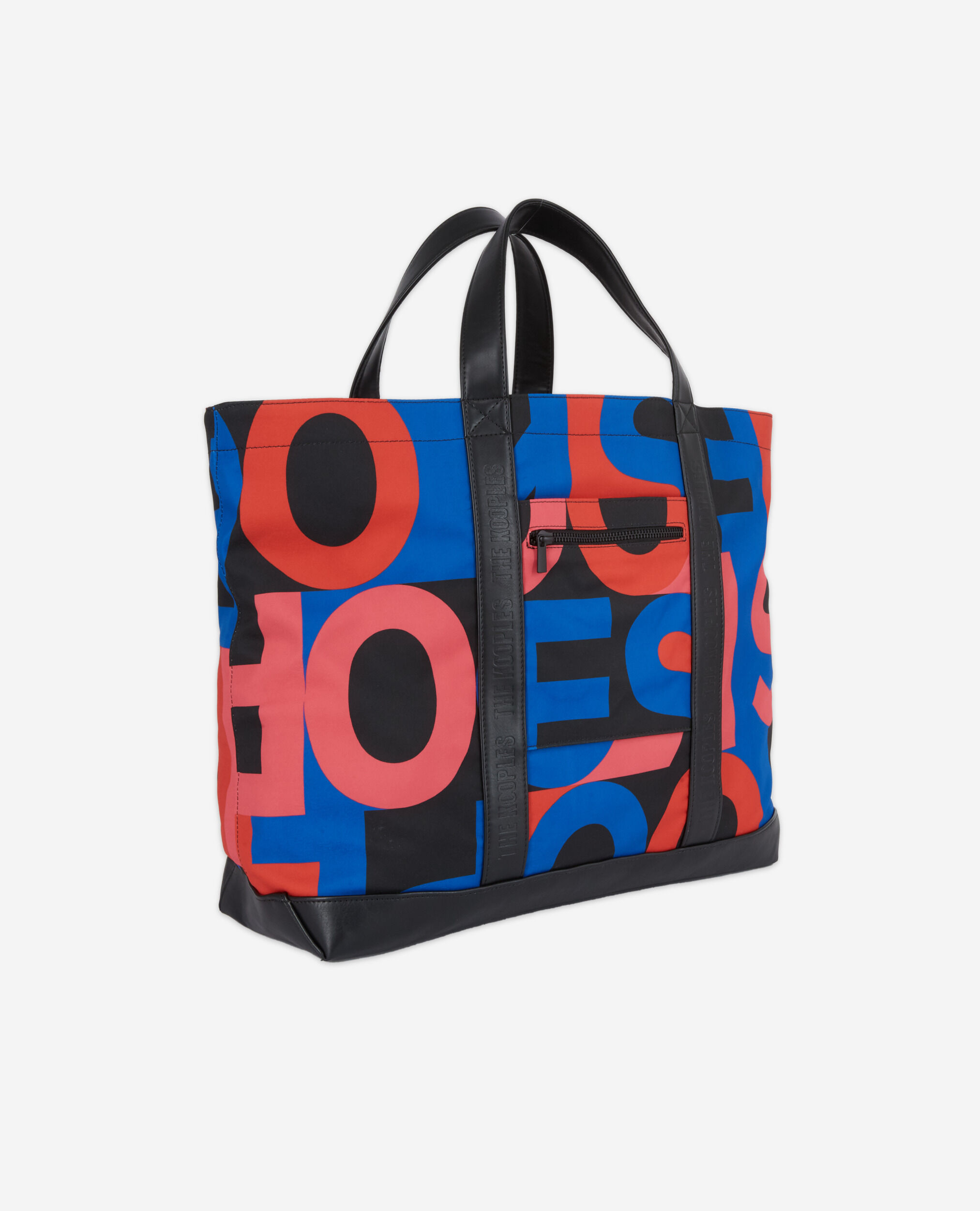 Multicolored logo tote bag, MULTICOLOR, hi-res image number null