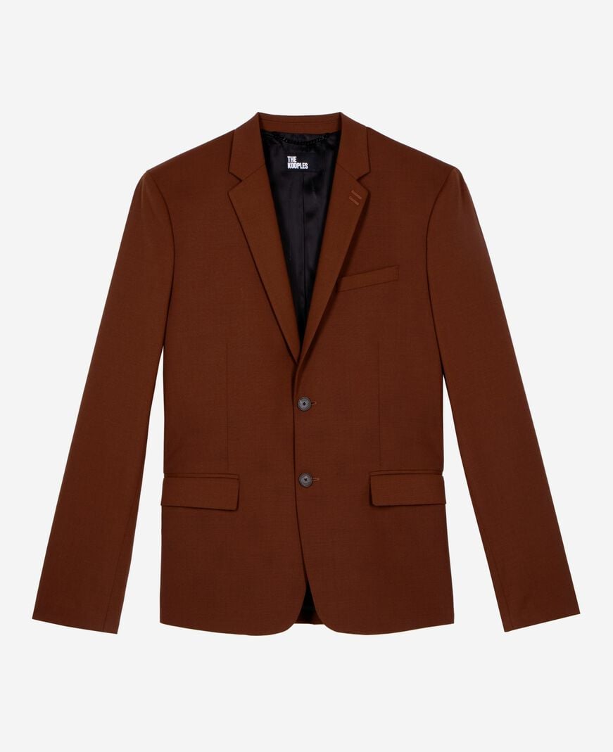The Kooples HOMME ROUILLE veste de costume marron