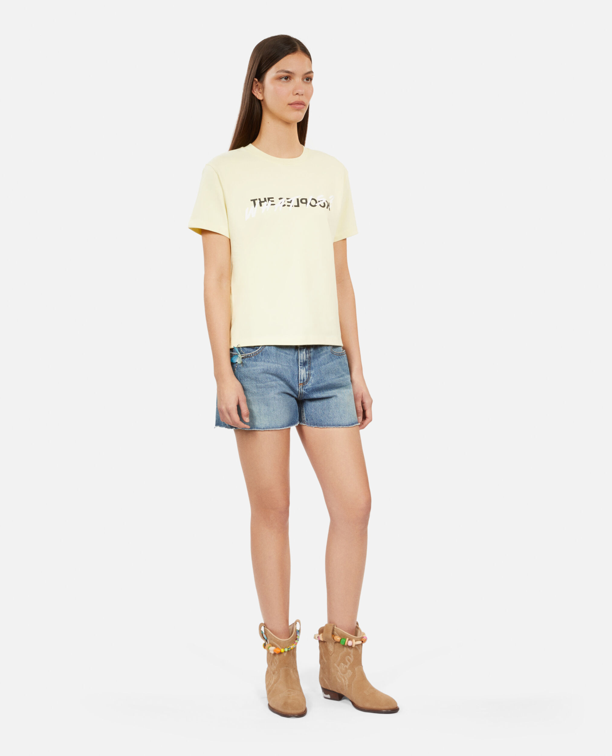 T-shirt What is jaune clair, BRIGHT YELLOW, hi-res image number null
