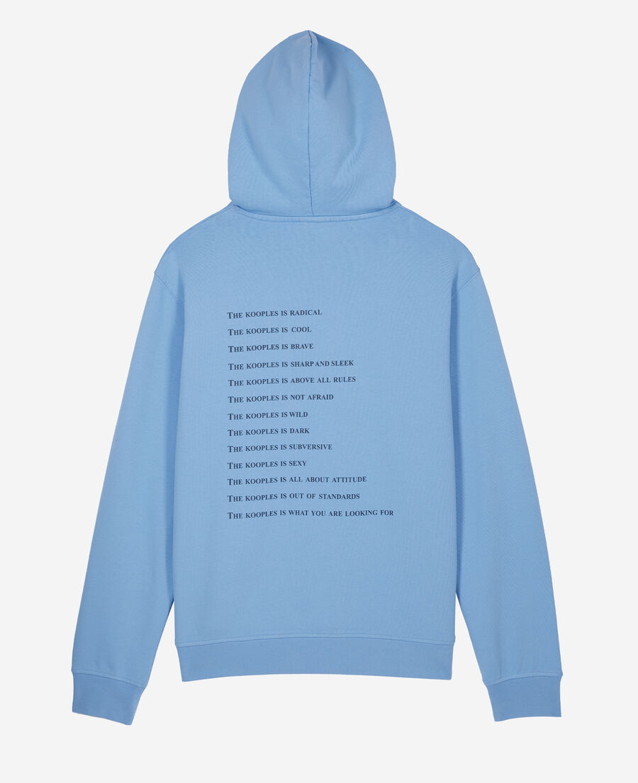 blue what is hoodie