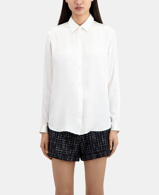 The Kooples FEMME ECRU chemise en soie &eacute;crue