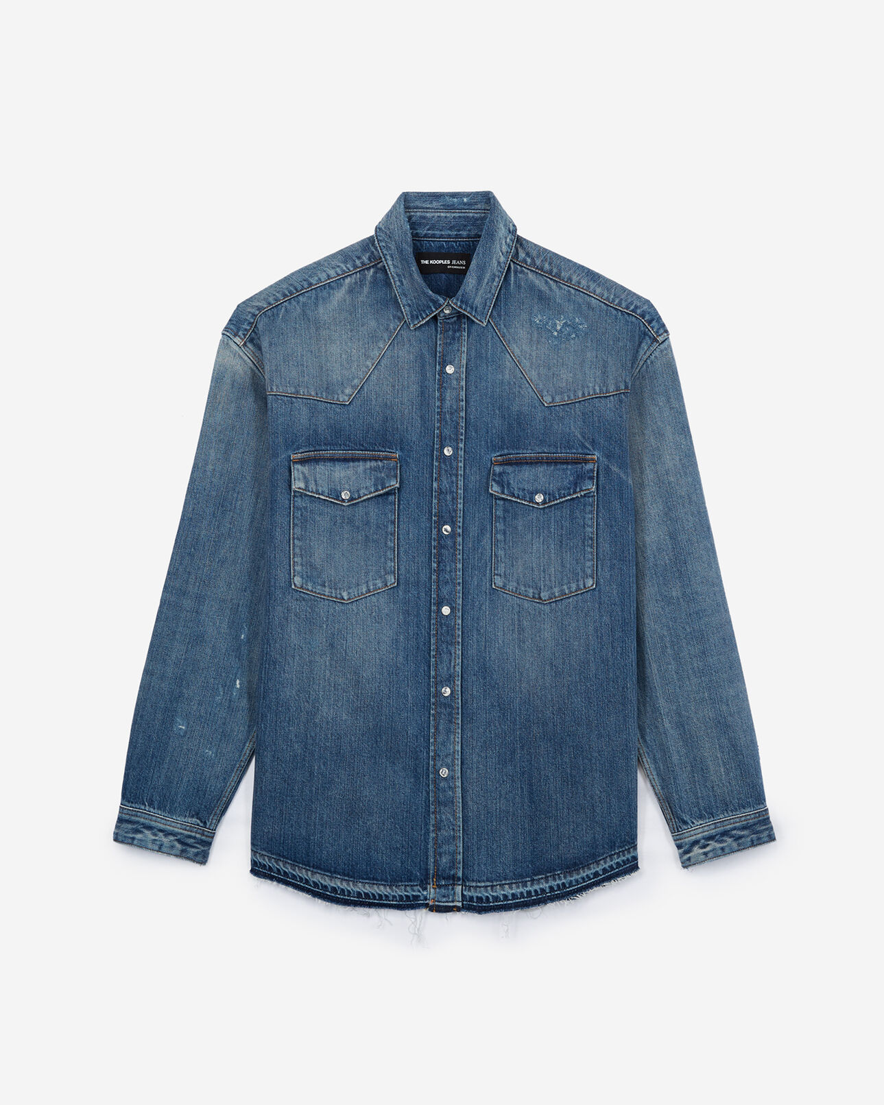 The Kooples HOMBRE LIGHT BLUE blue shirt