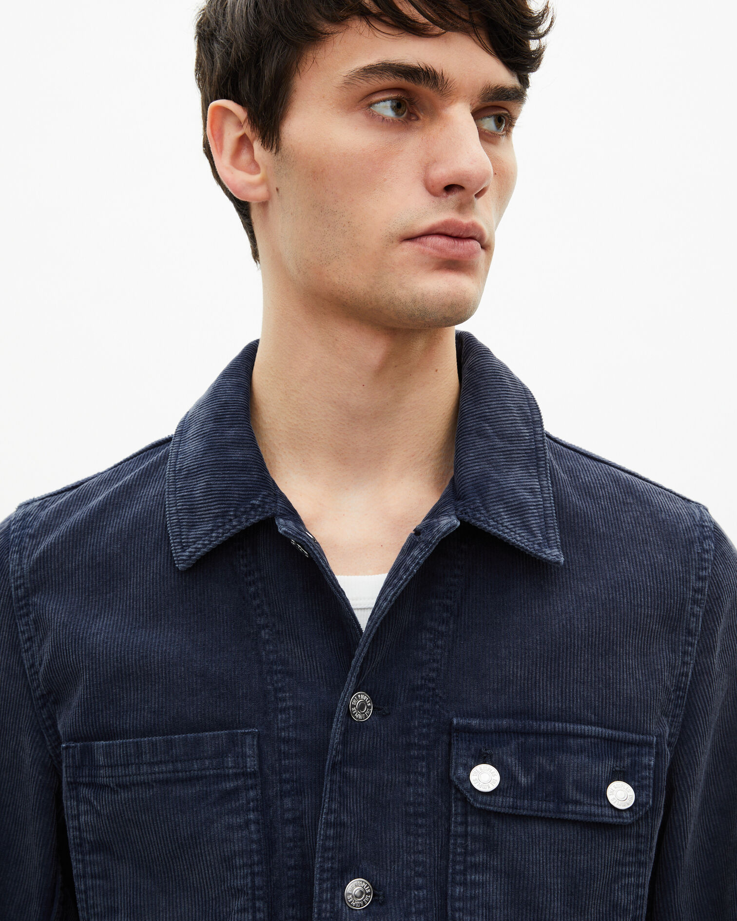 Marineblaue Baumwolljacke, DARK NAVY, hi-res image number null