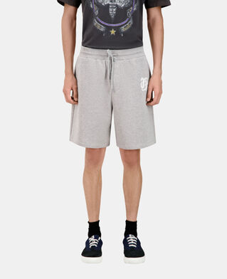 The Kooples MEN ARDOISE grey cotton shorts