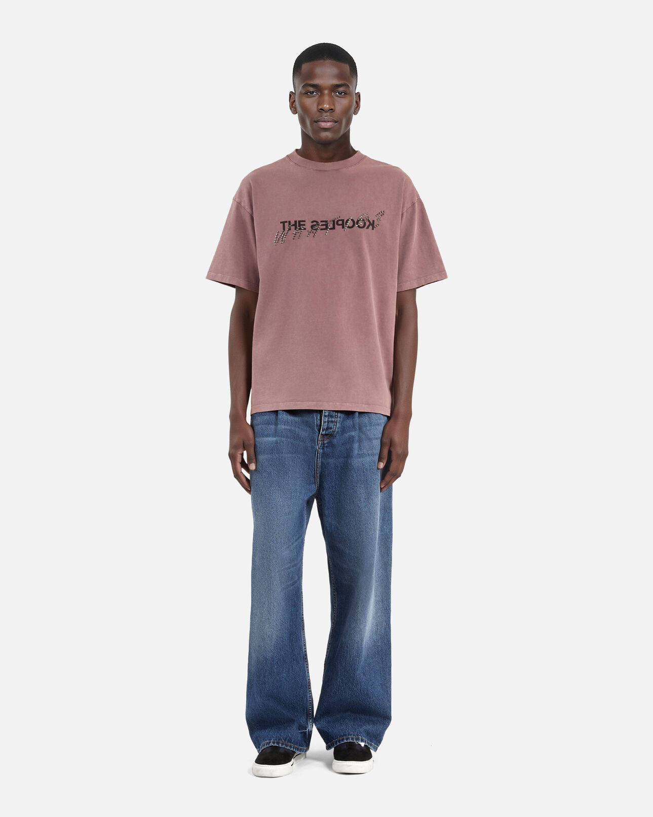 The Kooples MEN FIGUE burgundy what is t-shirt