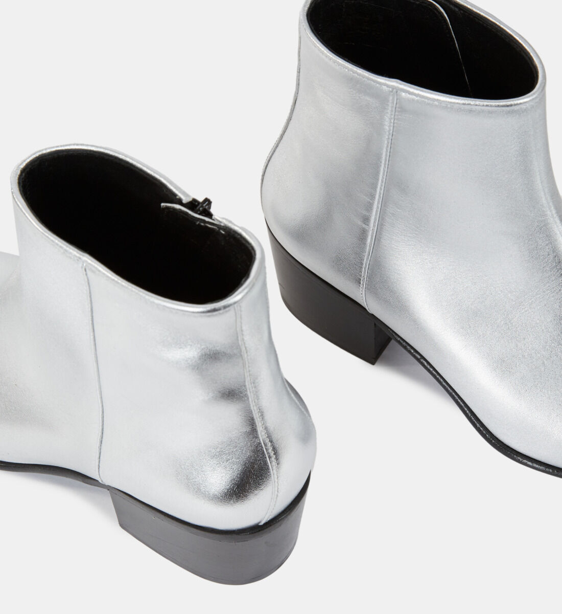 Silver shoe boots discount uk