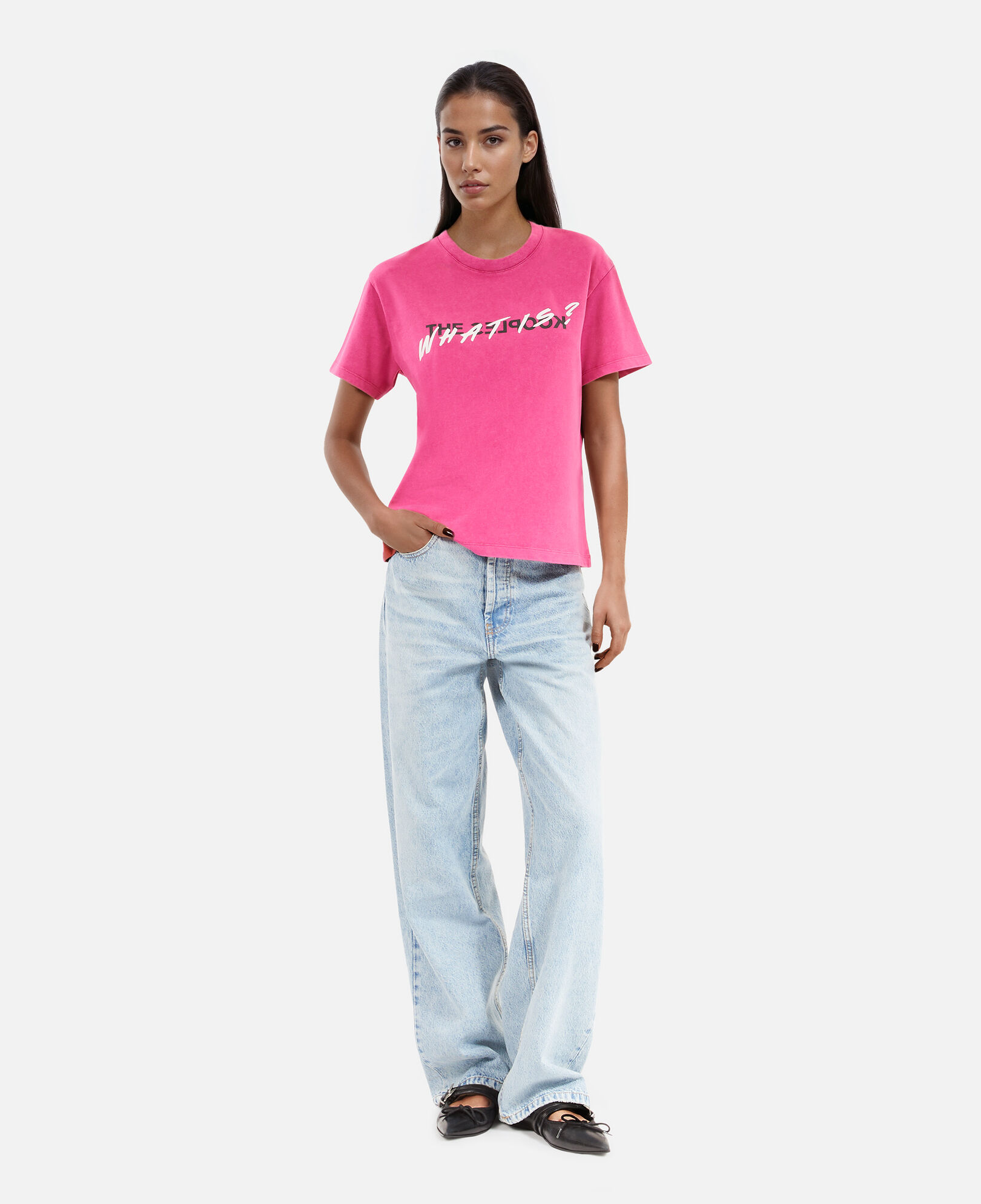 The Kooples WOMEN FUSHIA pink what is t-shirt