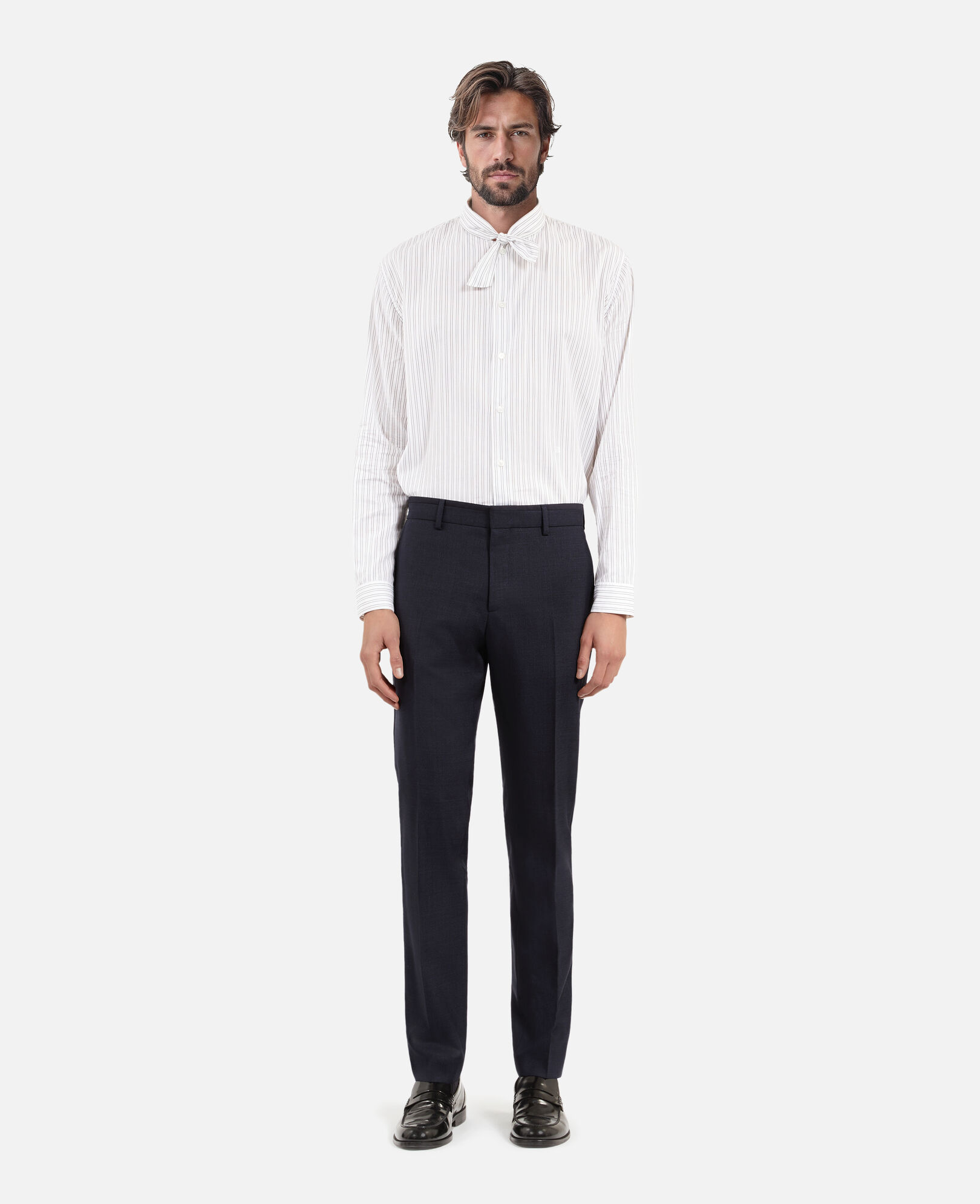 The Kooples MEN NAVY blue houndstooth suit pants