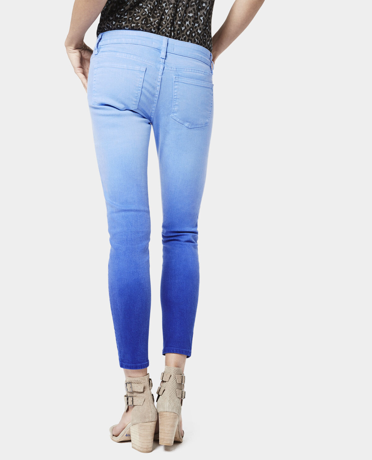 Electric blue jeans womens sales