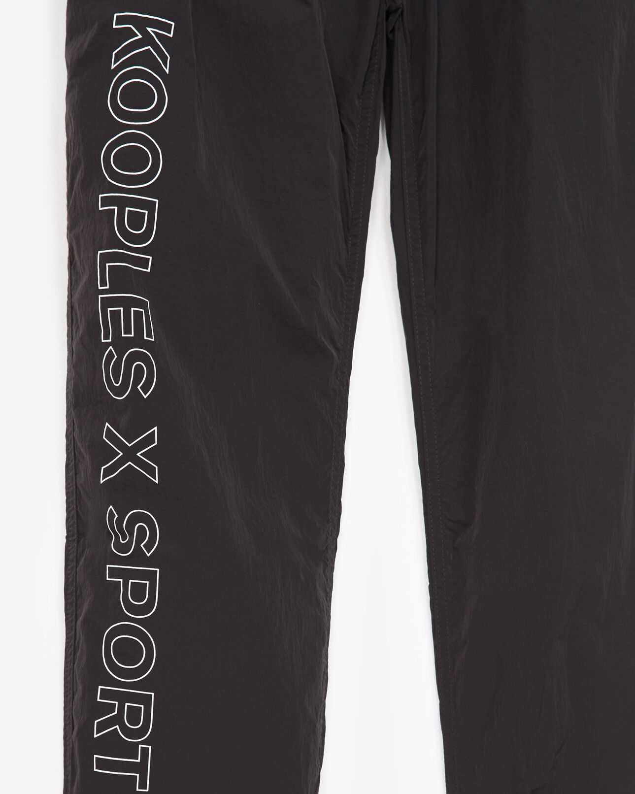 The Kooples FEMME BLACK pantalon noir bandes logo latérales