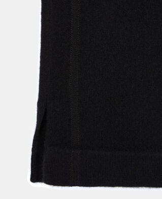 The Kooples WOMEN BLACK black wool and cashmere trousers