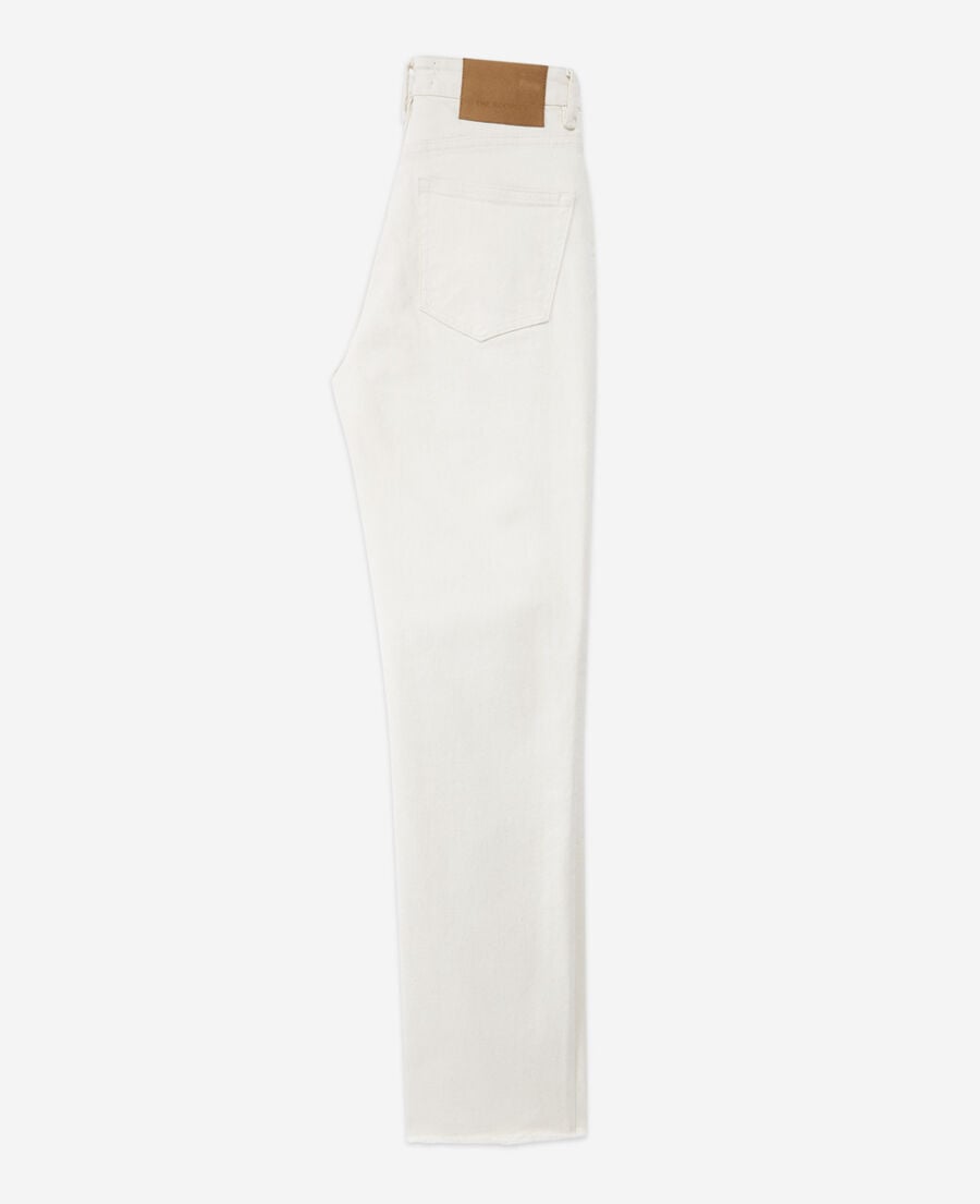 The Kooples FEMME NATURAL jean droit à bords francs