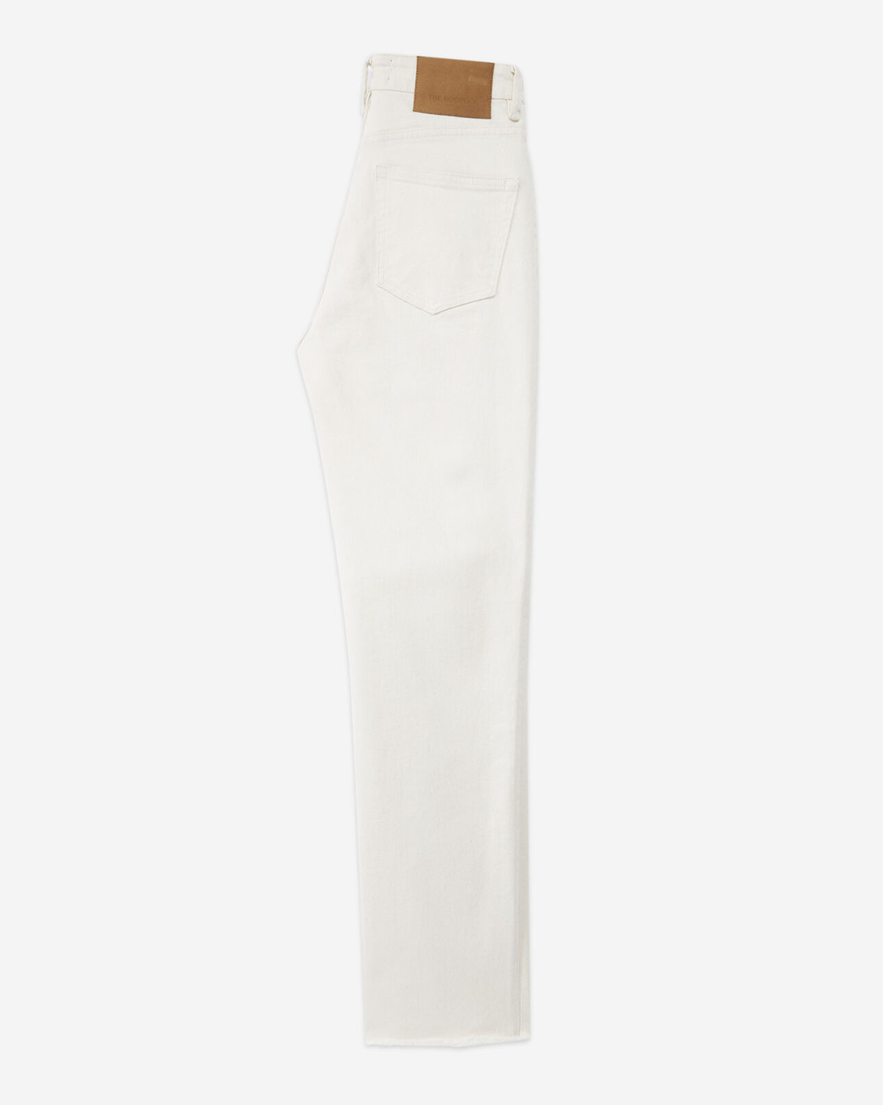 The Kooples FEMME NATURAL jean droit à bords francs