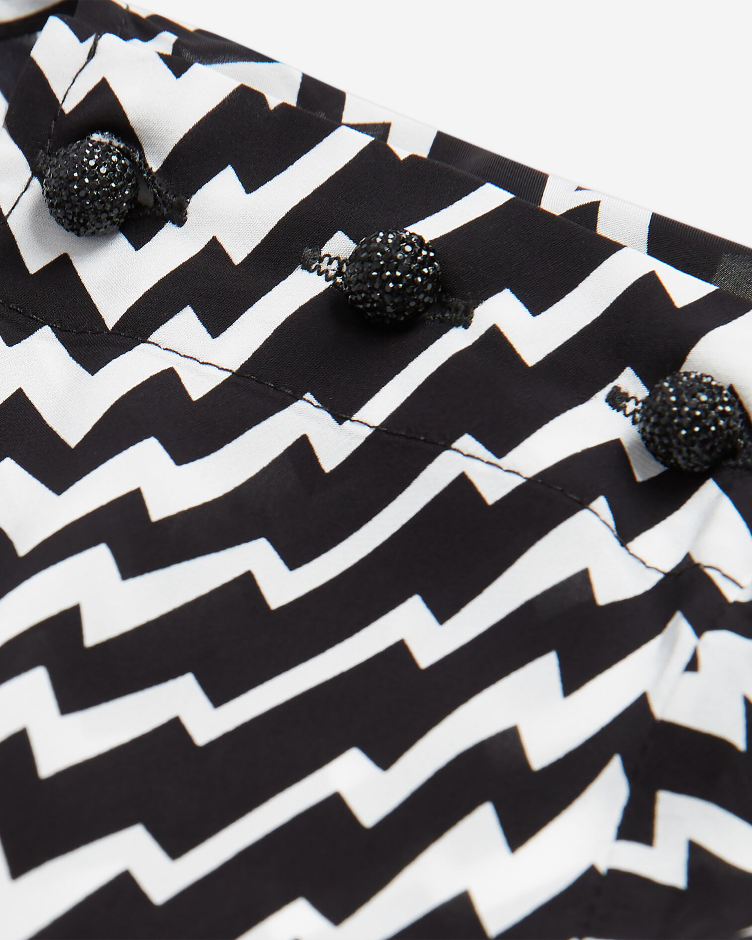 Black printed top, BLACK WHITE, hi-res image number null