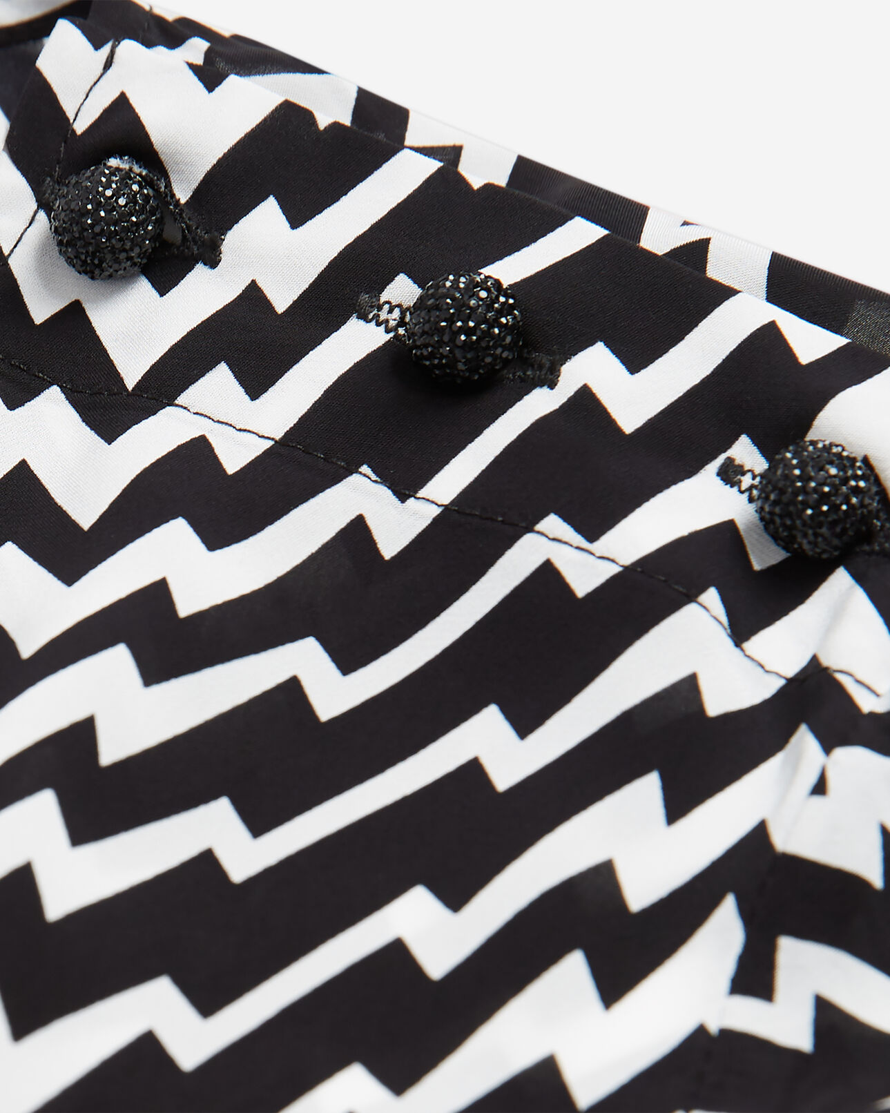 The Kooples FEMME BLACK WHITE top imprimé noir