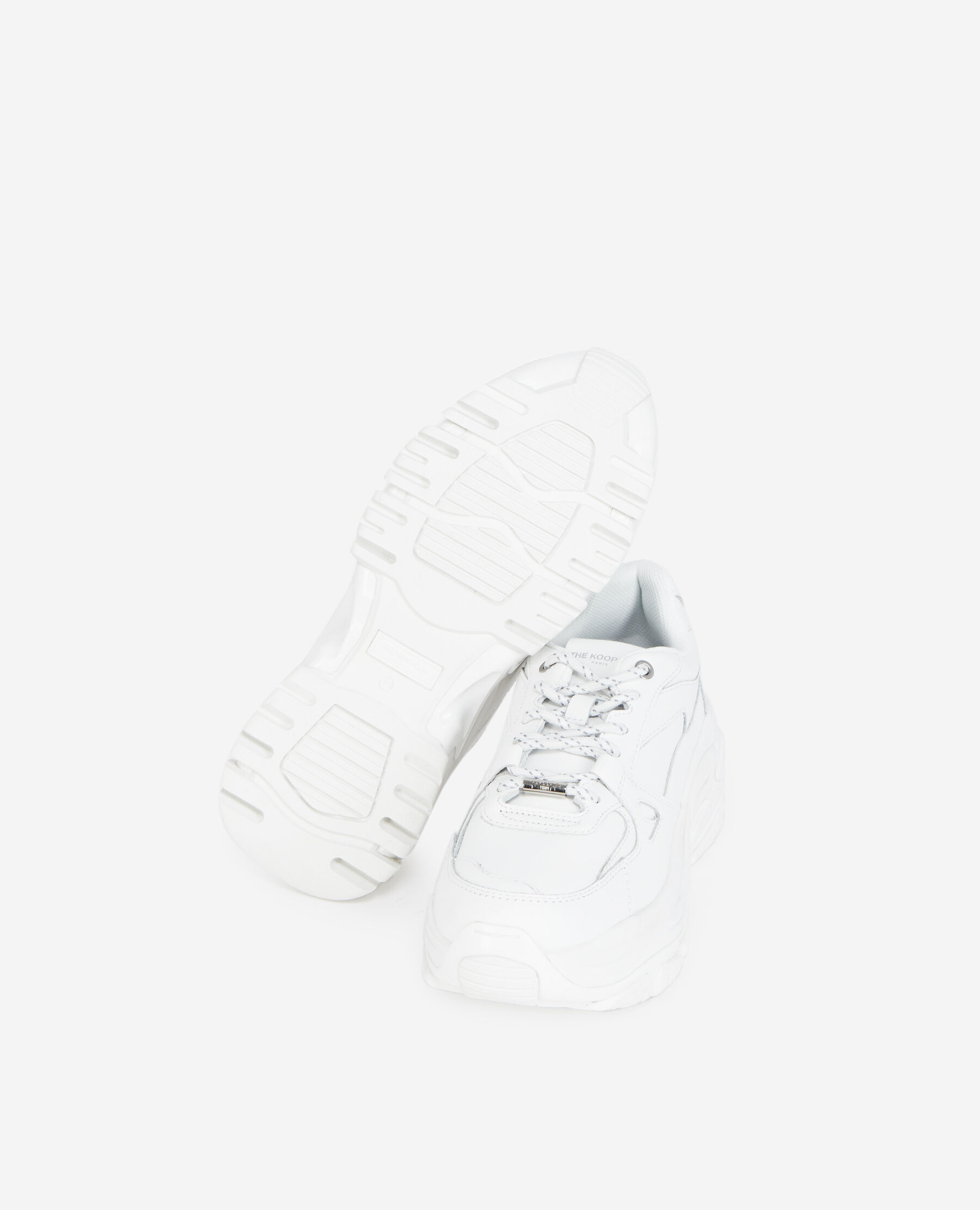 White sneakers 2025 with thick soles
