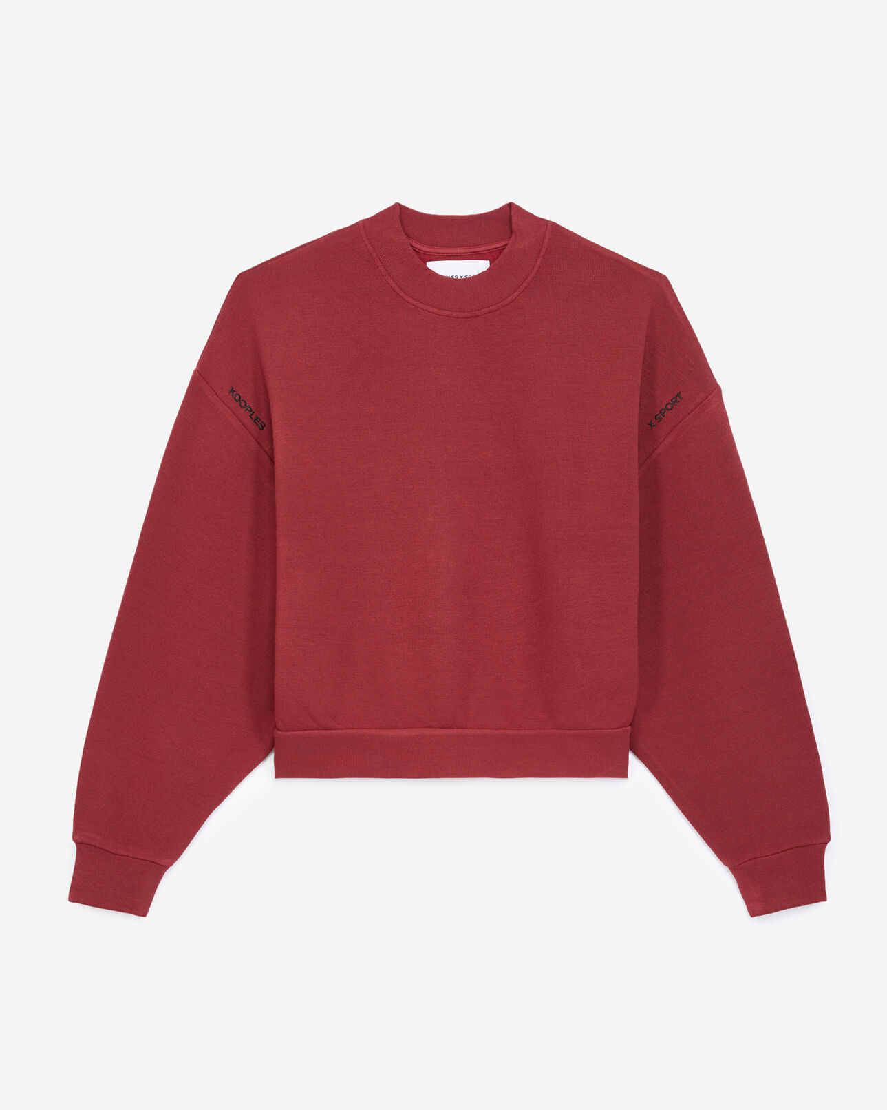 The Kooples FEMME BORDEAUX sweat bordeaux brodé kooplesxsport