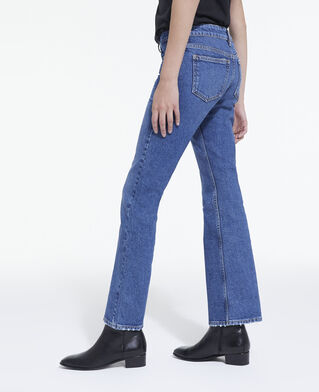 The Kooples FEMME BLUE DENIM jean bootcut bleu