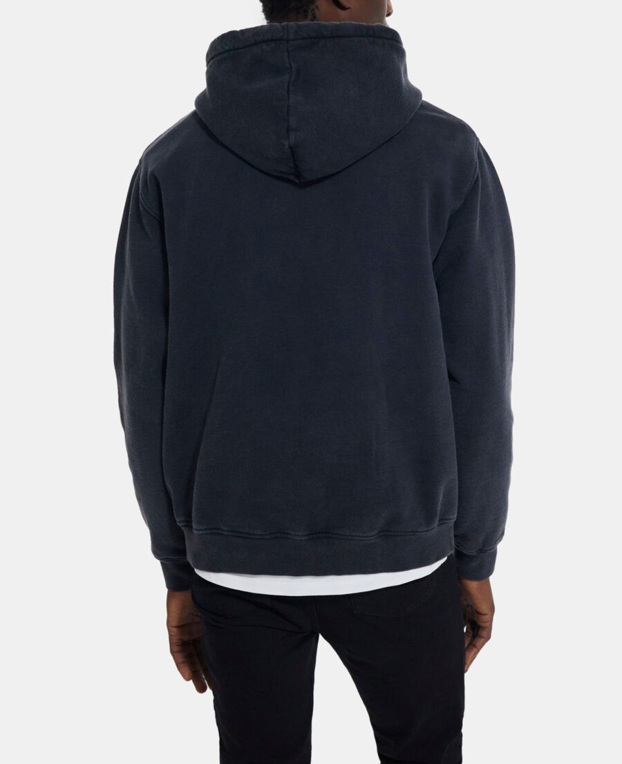 black sweatshirt