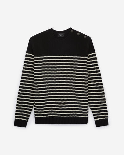 , ECRU BLACK STRIPES, hi-res image number null