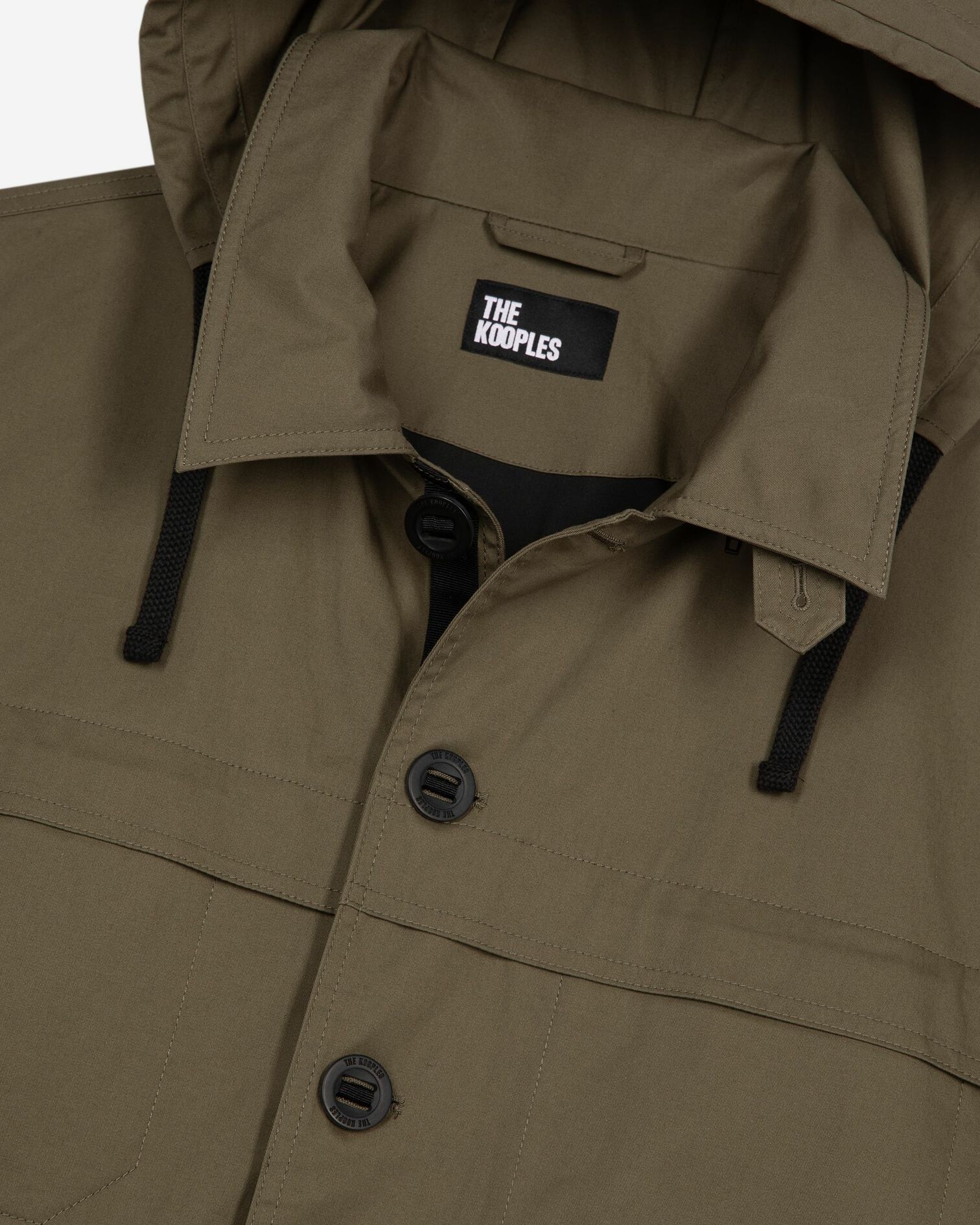 Kurzer Parka mit Kapuze in Khaki, KAKI, hi-res image number null
