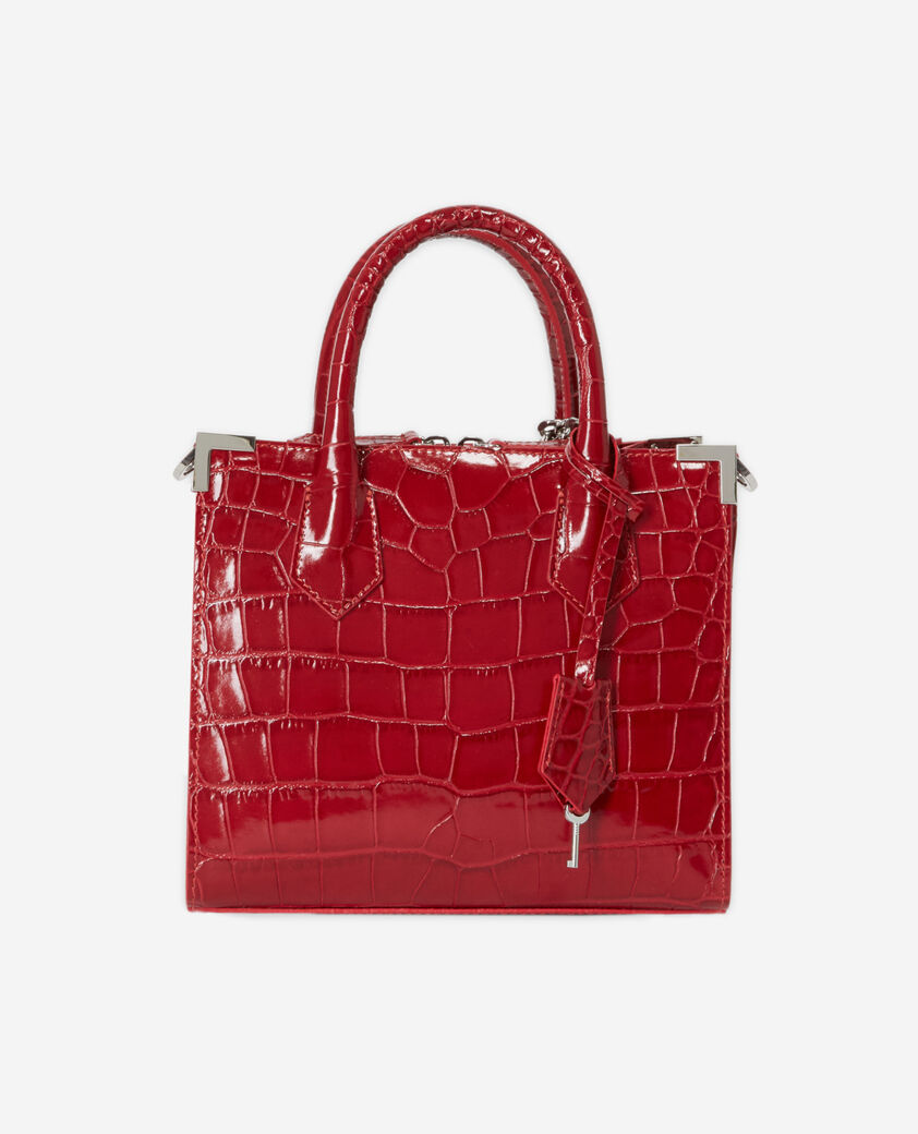 The Kooples WOMEN RED RISK medium ming bag in red leather