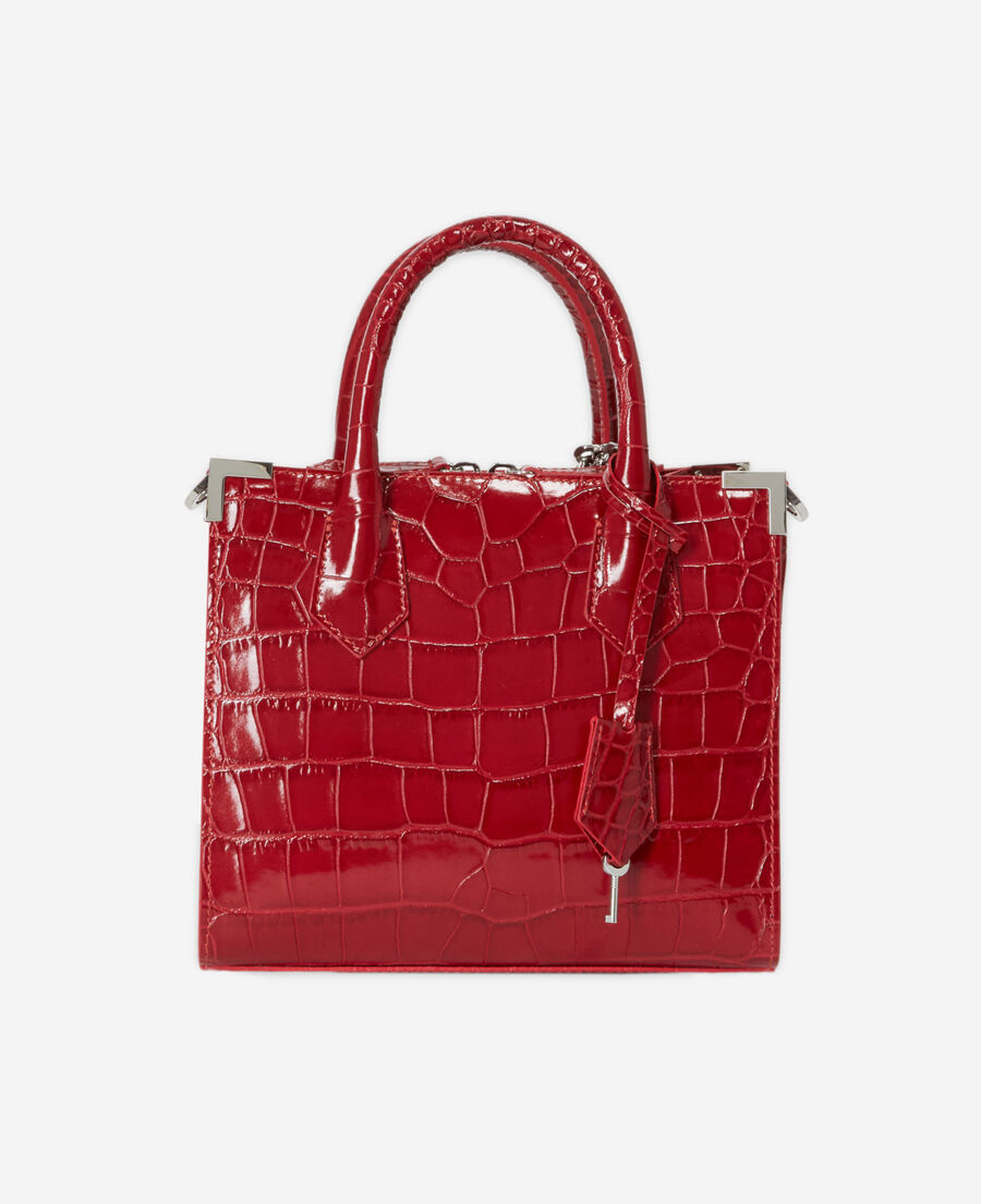 The Kooples WOMEN RED RISK medium ming bag in red leather