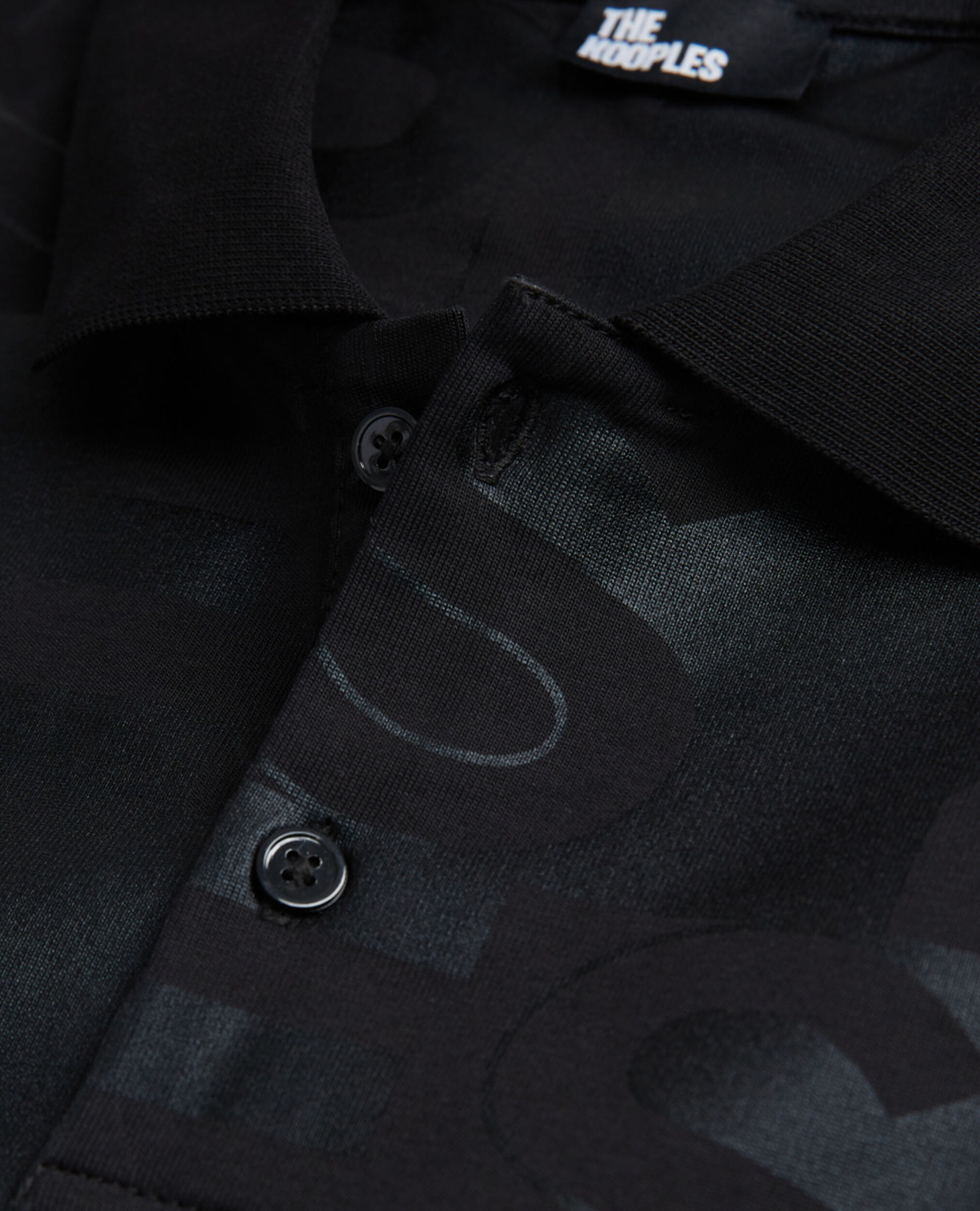 Camisa polo logotipo The Kooples, BLACK, hi-res image number null
