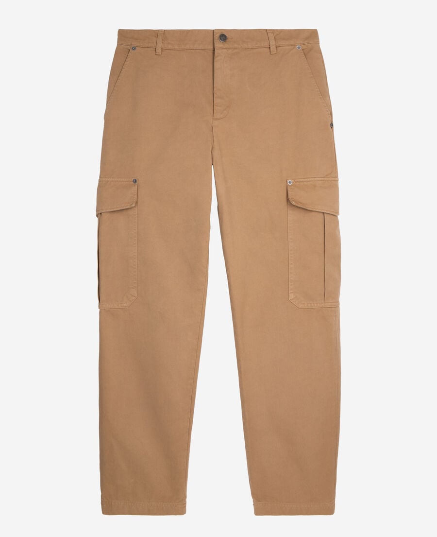 The Kooples HERREN BEIGE beige cargohose aus baumwolle