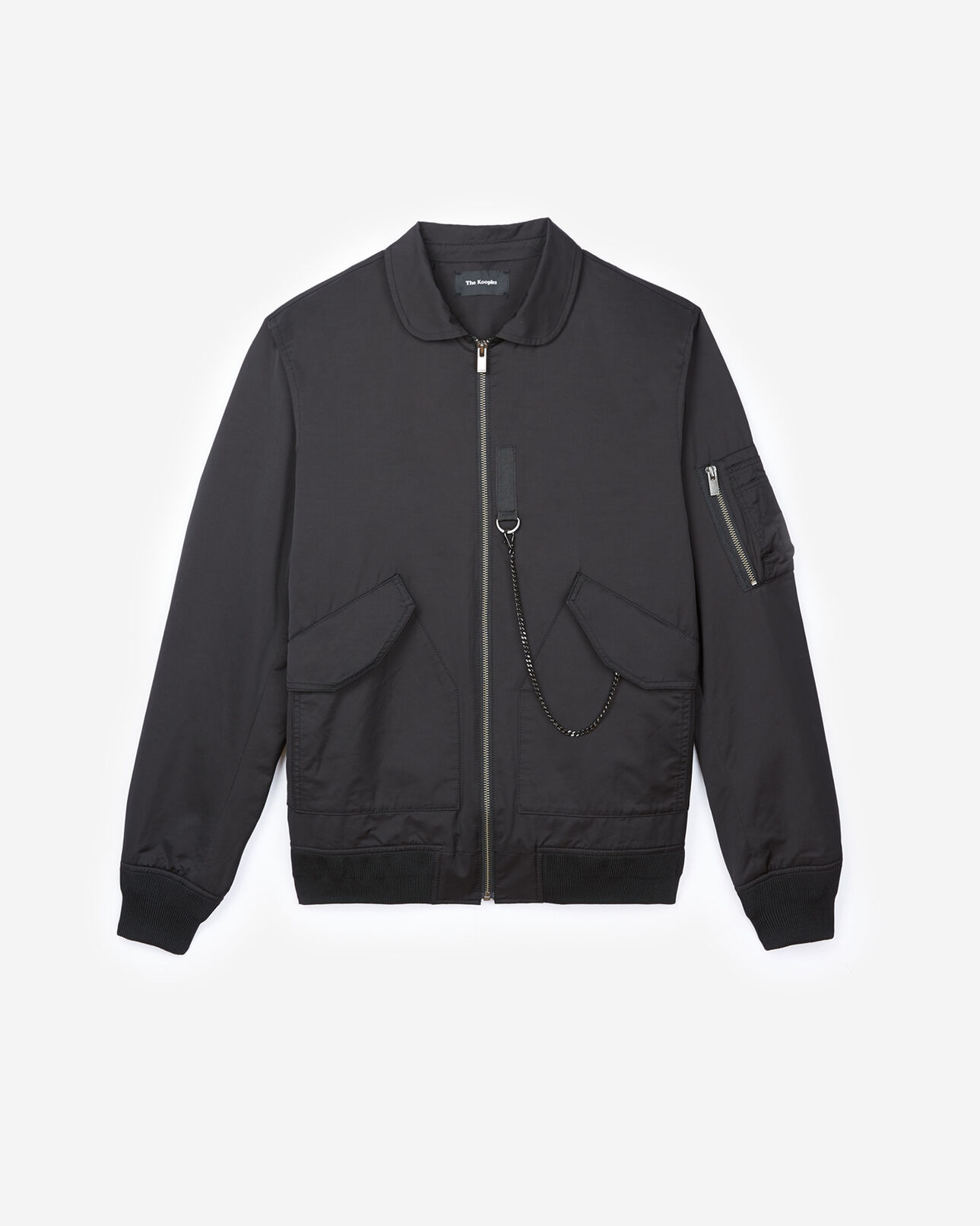 The Kooples HOMME BLACK blouson bombers noir