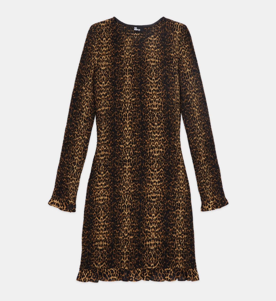 Short leopard print dress outlet