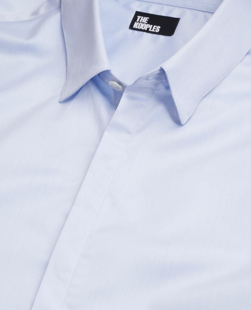 The Kooples HOMBRE LIGHT BLUE camisa de cuello clásico azul cielo