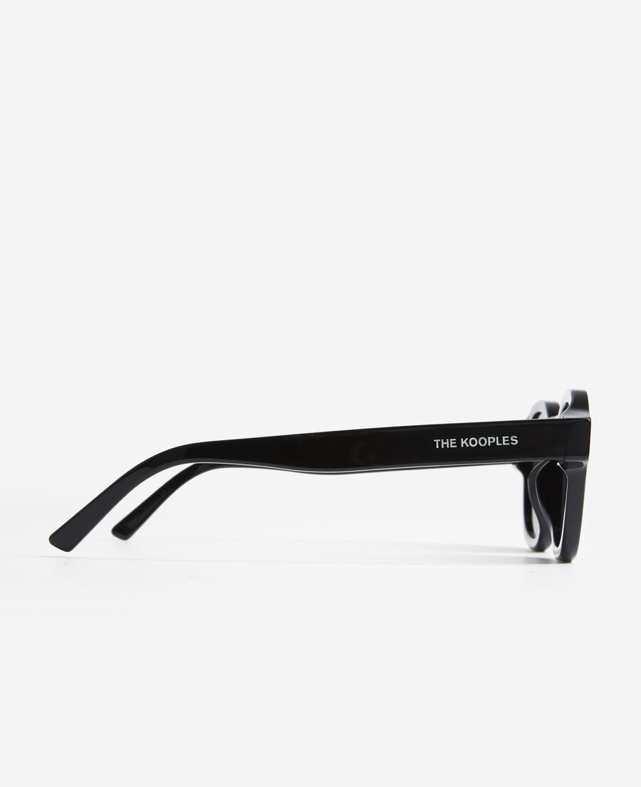 acetat-sonnenbrille schwarz