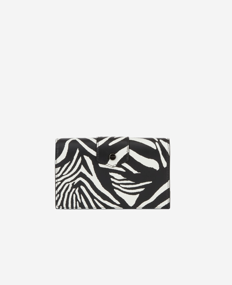 small emily zebra-print clutch bag