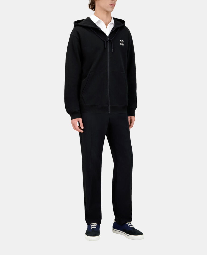 The Kooples H NAVY navy blue canvas sneakers