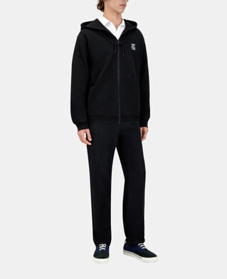 The Kooples H NAVY navy blue canvas sneakers