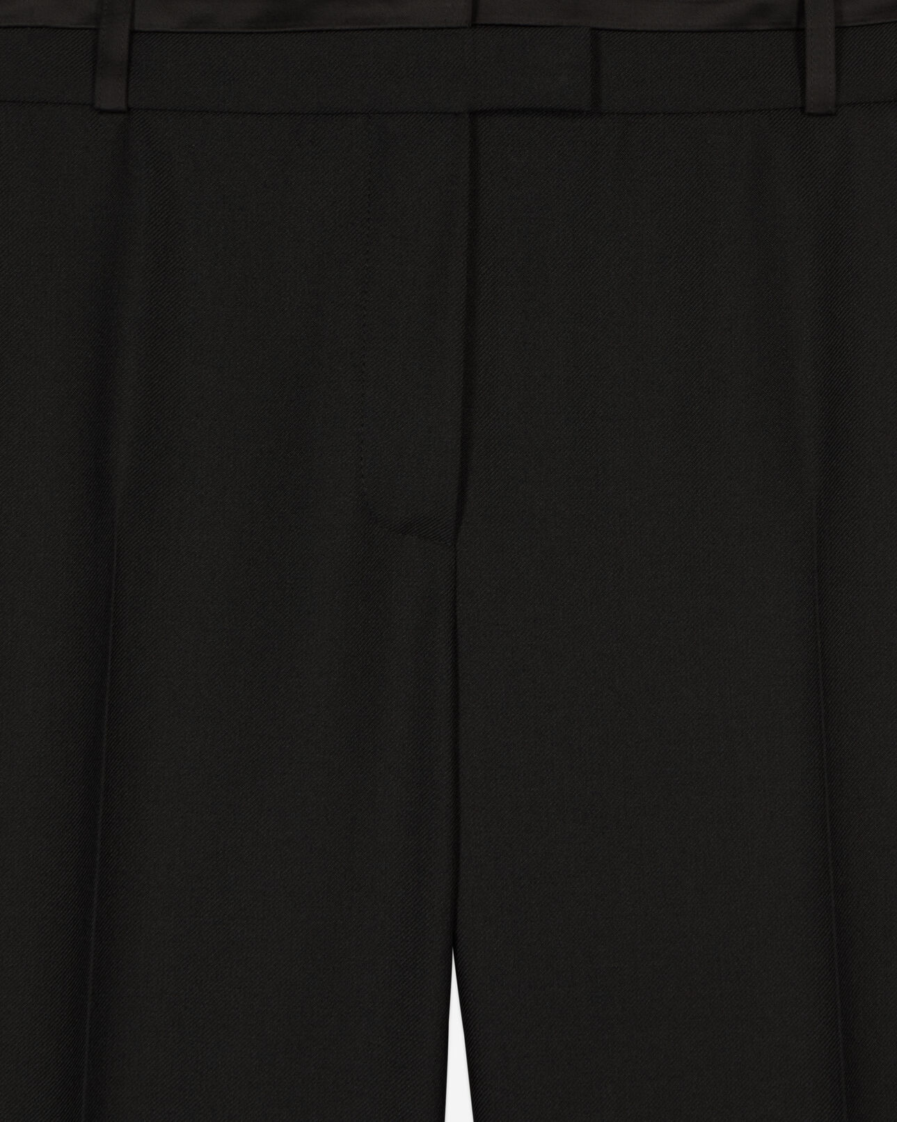 The Kooples WOMEN BLACK black wide-leg suit trousers
