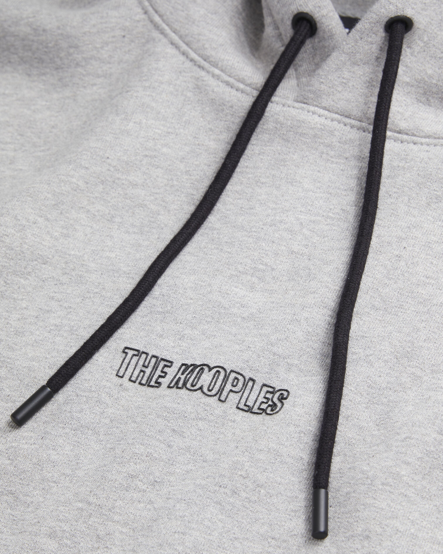 Men's Grey biker hoodie, GREY MELANGE, hi-res image number null