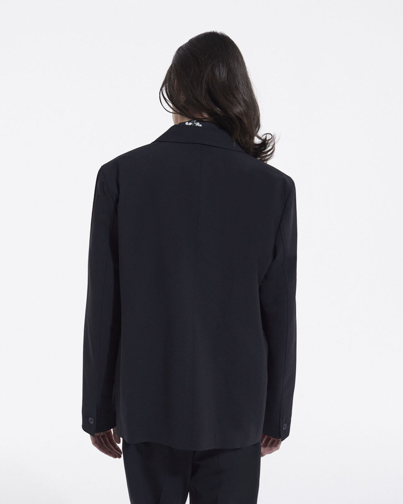 The Kooples MEN BLACK wool jacket