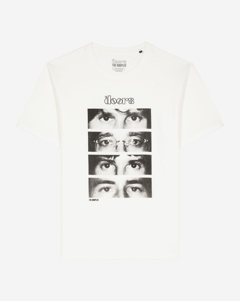 The Kooples MIXTE ECRU t-shirt the doors x the kooples écru