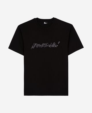 The Kooples H BLACK what is denim t-shirt black