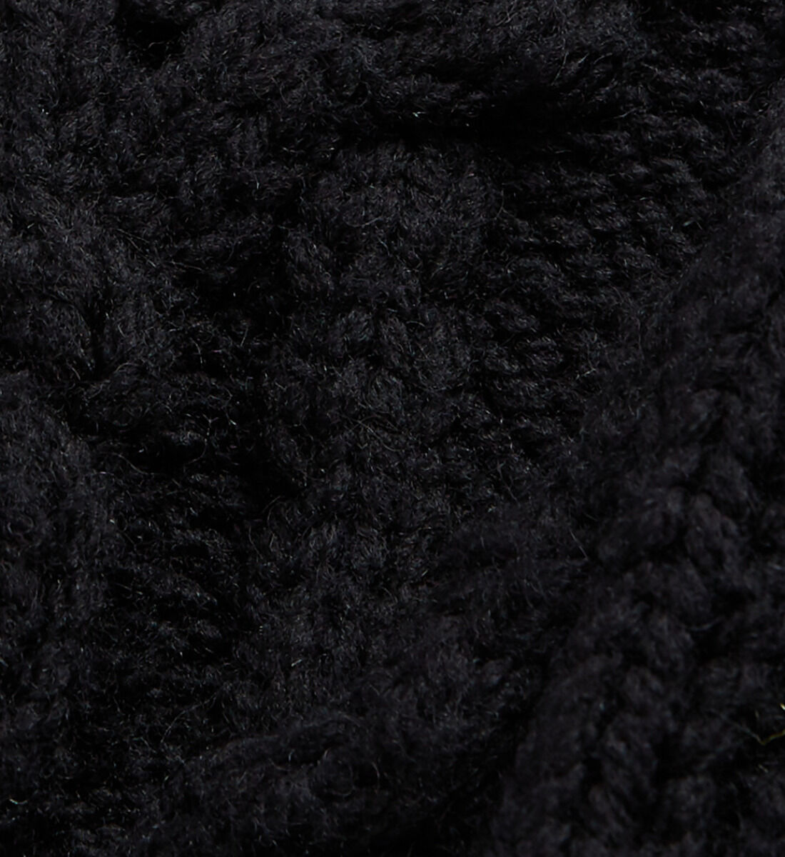 Black wool sweater