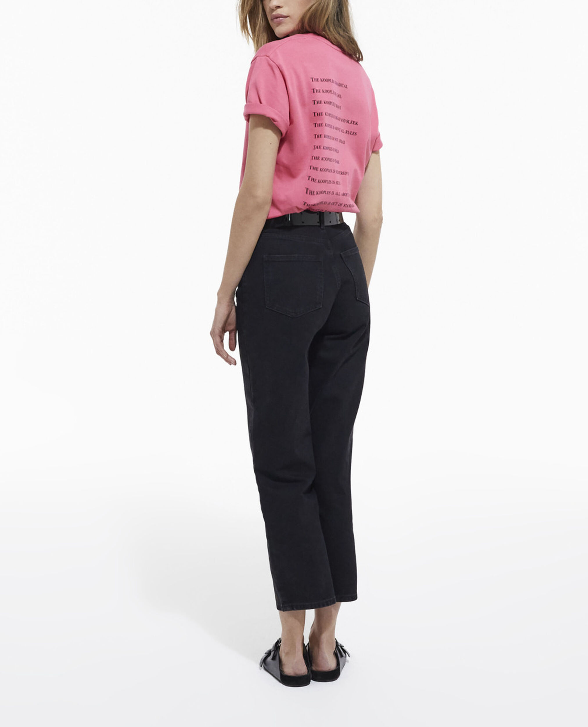Pink What is T-shirt, OLD ROSE, hi-res image number null