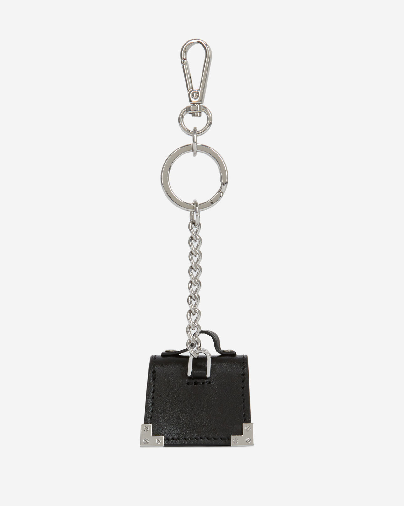 The Kooples DAMEN BLACK goldfarbener schlüsselanhänger emily mit schwarzer mini-tasche